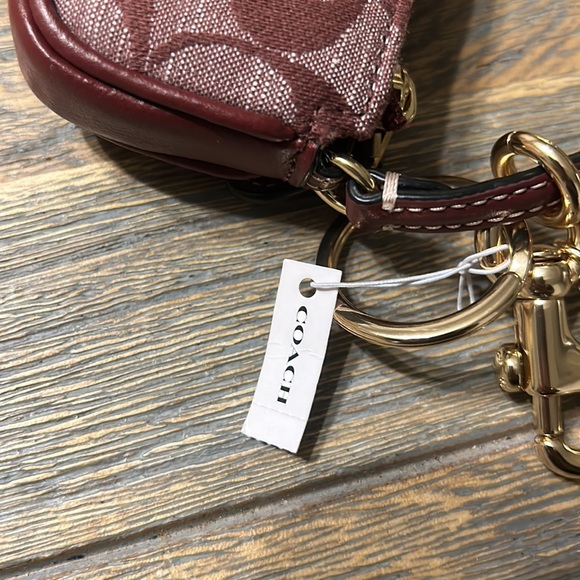 NWT Coach Bag Charm /Keychain Brown - Picture 6 of 9